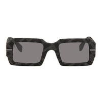Black & Gray Fendigraphy Sunglasses 241693M134020