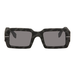 Black & Gray Fendigraphy Sunglasses 241693M134020