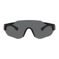 Black Sport Baguette Sunglasses 232693M134006