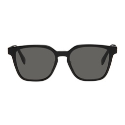 Black Diagonal Sunglasses 232693M134020