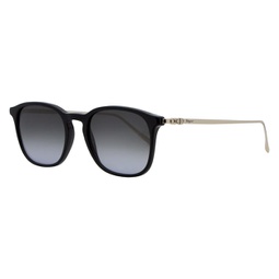 salvatore rectangular sunglasses sf2846s 001 black 53mm 2846