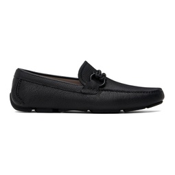 Black Driver Loafers 241270M231057