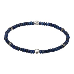 Navy Lapis Lazuli Bracelet 241270M142024