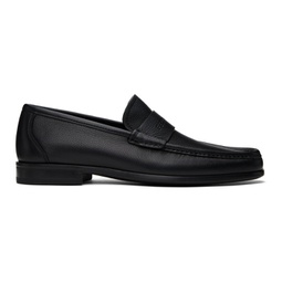 Black Signature Loafers 241270M231015