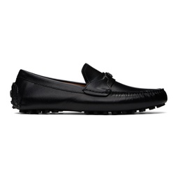 Black Driver Loafers 241270M231038