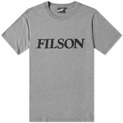 Filson Logo Buckshot T-Shirt Grey