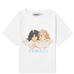 Fiorucci Classic Angel Crop T-Shirt White