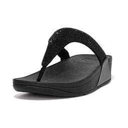 Womens FitFlop Lulu Crystal Embellished Toe-Post Sandals