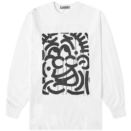 Flagstuff x Elijah Anderson Long Sleeve Tee White