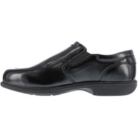 Florsheim Mens Coronis Slip Resistant Steel Toe Work Safety Shoes Casual - Black