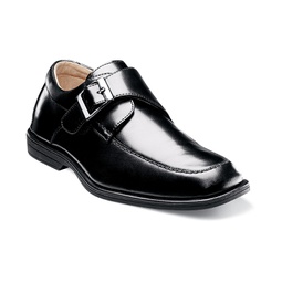 Big Boys Reveal Jr. Moc Toe Monk Strap Oxford Shoes