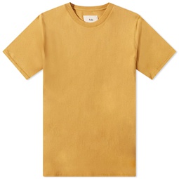 Folk Contrast Sleeve T-Shirt Yellow