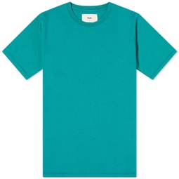 Folk Contrast Sleeve T-Shirt Alpine Green