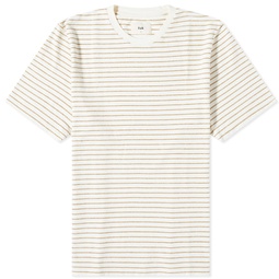Folk Textured Stripe T-Shirt Tobacco Stripe