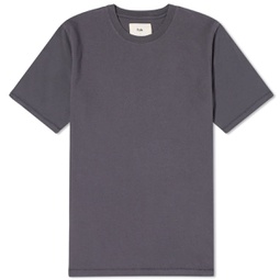 Folk Contrast Sleeve T-Shirt Soft Black