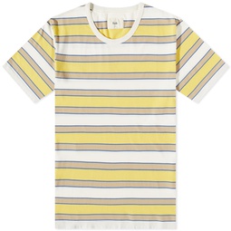 Folk Bold Stripe T-Shirt Lemon