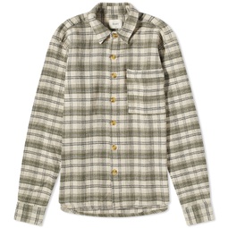 Foret Buzz Check Overshirt Army Check