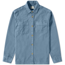 Foret Mellow Twill Overshirt Storm