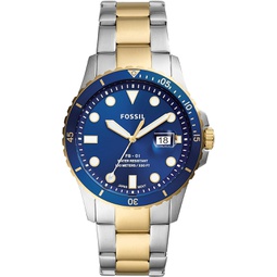 Fossil FB-01 Mens Dive-Inspired Sport Watch with Stainless Steel Bracelet Band