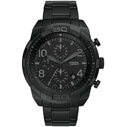 Fossil Bronson Mens Watch with Stainless Steel 팔찌 or Genuine Leather Band, Chronograph or Three-Hand Analog Display