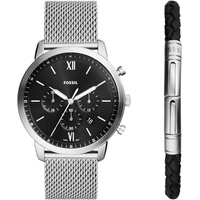 Fossil Neutra Mens Chronograph Watch with Stainless Steel Bracelet or Genuine Leather Band