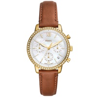 WomensNeutra Chronograph Medium Brown Leather Watch 36mm