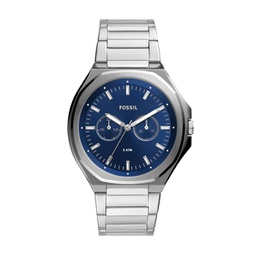 Fossil Mens Evanston Multifunction, Stainless Steel Watch