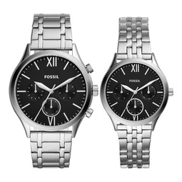 Fossil Mens Fenmore Midsize Multifunction, Stainless Steel Watch