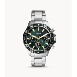 mens bannon multifunction, stainless steel watch