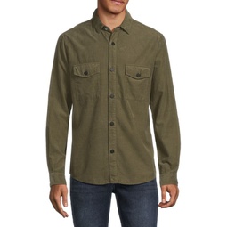 Solid Double Pocket Shirt