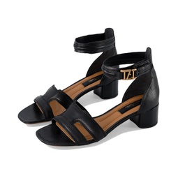 Womens Franco Sarto Nora Ankle Strap Low Block Heel Sandals
