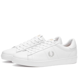Fred Perry Spencer Leather Sneaker White & Silver
