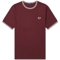 Fred Perry Authentic Twin Tipped T-Shirt Oxblood