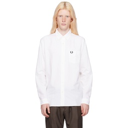 White Embroidered Shirt 241719M192003