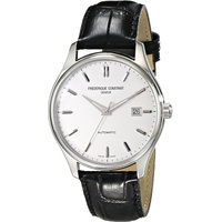Frederique Constant Mens FC303S5B6 Index Analog Display Swiss Automatic Black Watch