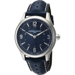 Frederique Constant Mens FC-282AN5B6 Horological Smart Watch Analog Display Swiss Quartz Blue Watch