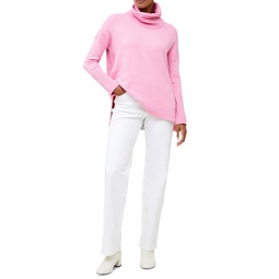 Womens Ribbed Cowlneck Sweater