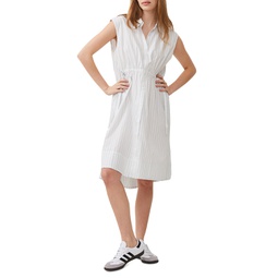 Womens Rhodes Cotton Poplin Swing Dress