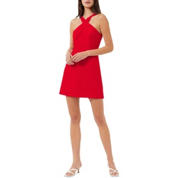 womens twist front sleeveless cocktail and party dress