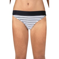 womens high waist striped bikini swim bottom