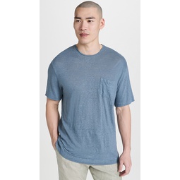 Carmo Linen Relaxed Fit Tee With Pocket