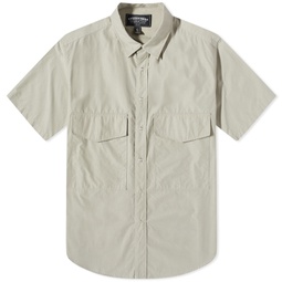 FrizmWORKS Double Pocket Short Sleeve Shirt Ash Grey