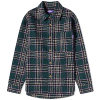 Fucking Awesome Less Heavyweight Flannel Overshirt Green & Purple
