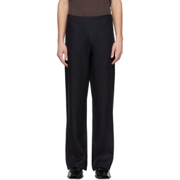 Black No 198 Trousers 241282M191003