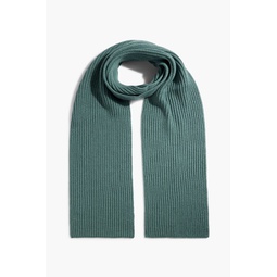 Ruben ribbed cashmere scarf