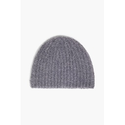Lutz ribbed cashmere and silk-blend beanie