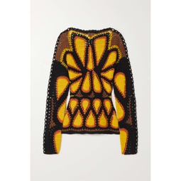 GABRIELA HEARST Crochet-knit cashmere sweater