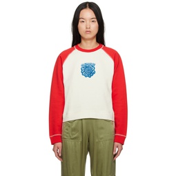 White   Red Isoli Sweatshirt 232144F098001