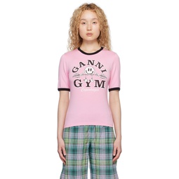 Pink Gym T Shirt 231144F110046