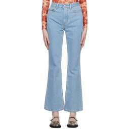 Blue Faded Jeans 231144F069009